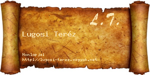 Lugosi Teréz névjegykártya